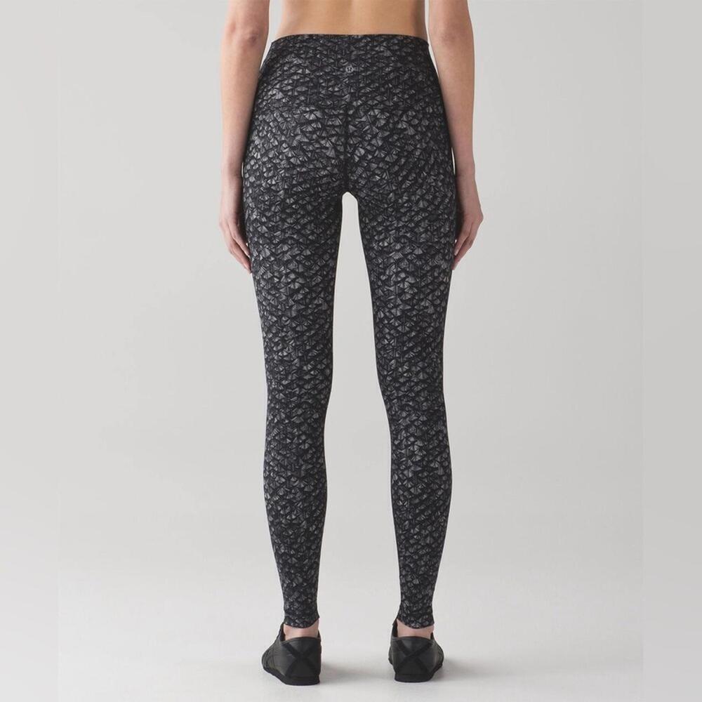 1 Lululemon Wunder Under Pant (Hi-Rise) (Nulux) Iridescent Multi Black - Picture 3 of 9